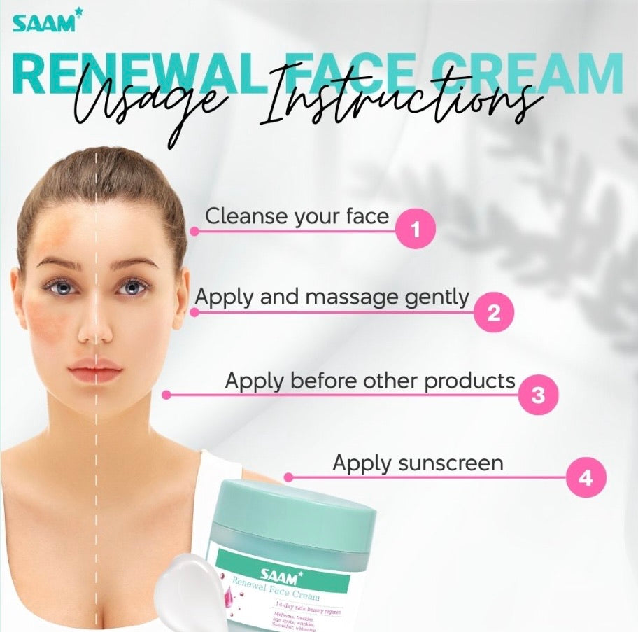 Pack Of 2 SAAM RENEWAL FACE CREAM